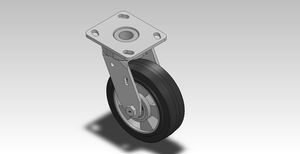 6x2鋁芯橡膠活動輪
